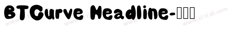BTCurve Headline字体转换